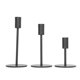 thumbnail image 5 of Candelabro cónico BuyWeek 3 piezas Candelabros negros, 5 of 14