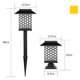 thumbnail image 4 of 2pcs Led Luces Solares de Luces Solares Al Aire Libre Impermeables para Jardín Blanco cálido C Sunnimix luces de camino al aire libre, 4 of 8