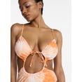 thumbnail image 5 of Hot Girl Summer by Megan Thee Stallion Women's and Women's Plus Sunset Shell Cutout One-Piece Swimsuit, Sizes XS-3X, 5 of 6