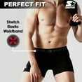 thumbnail image 4 of Starter Men's and Big Men’s Stretch Cotton Boxer Briefs, 6-Pack, Sizes S-5X, 4 of 7