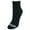 Black w/White Vent, variant on Hanes Womens Ankle Socks 6 Pack     Comfort Toe Breathable Cool Comfort  Wicking