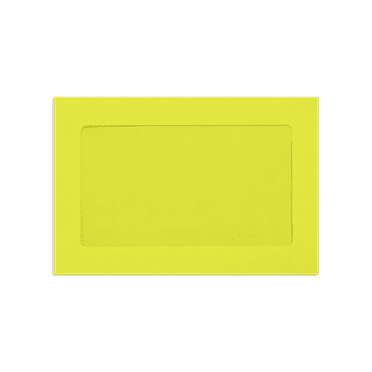 LUXPaper 6 x 9 Full-Face Window Envelopes, Citrus, 50/Pack