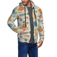 thumbnail image 2 of Naloa Jungle Animals Men’s Hoodies, Zip up Hoodie, Sweatshirts,Hoodies for Men Sizes S-3XL-Small, 2 of 5