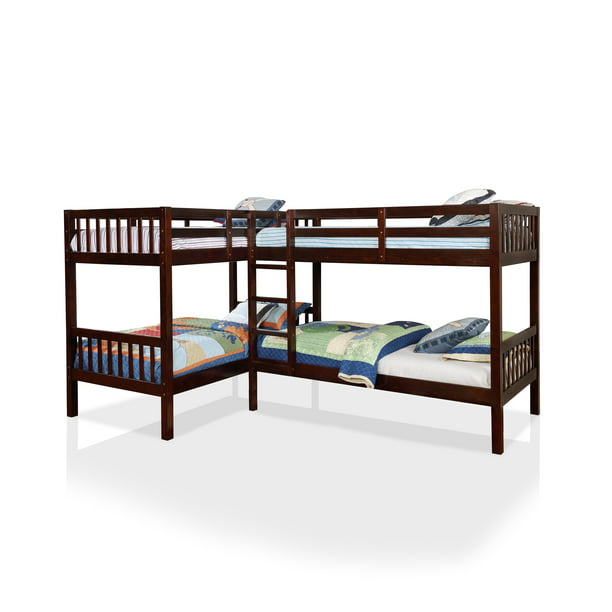 Furniture Of America Wellick Wood, How Tall Are Most Bunk Beds Made In The Usa