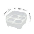 thumbnail image 2 of Egg Container Shockproof with Individual Compartments for Refrigerator Camping, 2 of 3