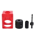 thumbnail image 2 of Kit De Instalación De Cerradura De Puerta, Plantilla De Guía De Cerradura De Puerta De Madera Con Perforación Precisa, Sierra Perforadora Para Puertas De 35mm-43mm, 2 of 7