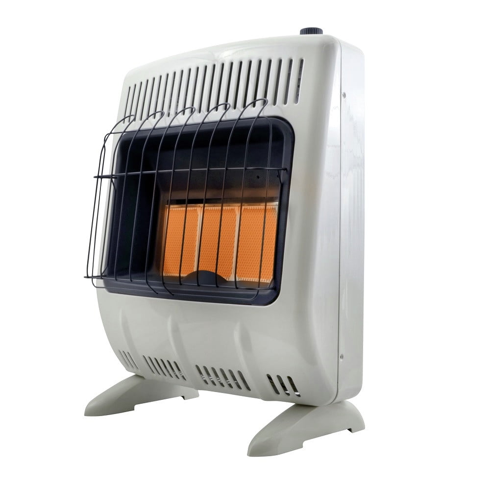 Wall Heater 18,000 BTU Infrared Vent Free Natural Gas Indoor Surface Mounted 