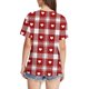 thumbnail image 5 of Camisetas de Manga Corta para Mujeres Moda Impresa Cuello Redondo Camiseta, Lentejuelas Detalle para Primavera Verano Casual Y Fiesta, 5 of 9
