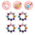 thumbnail image 4 of Assorted Color Gemstone Charms Pendant for DIY Jewelry Making Necklace Bracelet 60pcs, 4 of 8