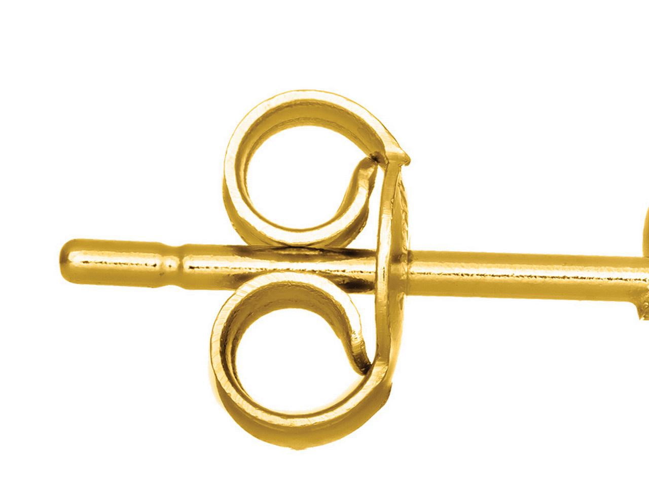 Brilliance 14KT Yellow Gold High Polished Love Knot Earrings