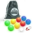 thumbnail image 1 of GoSports 85mm LED Bocce Ball Game Set | Includes 8 Light Up Bocce Balls (8.5oz Each), Pallino, Case and Measuring Rope, 1 of 4
