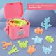 thumbnail image 3 of Juego de pesca para niños pequeños, Mini juego de pesca, cuchara de juguete, pescado, juguete de cuerda, juguetes de mesa de agua para niños, juegos de pesca PreschoolRedXL, 3 of 5