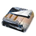 thumbnail image 3 of Manta navideña supersuave de franela de microfibra con el famoso Titanic, estilo antiguo e histórico, para sofá cama, mullida y cálida, de 76 x 101 cm., 3 of 8