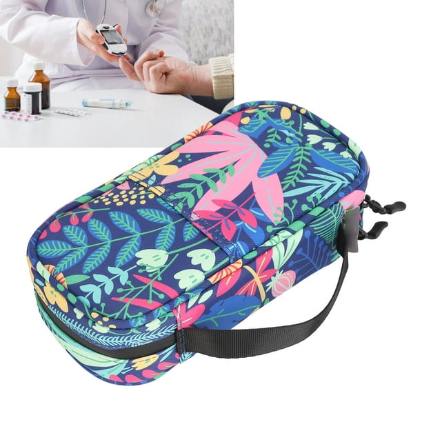 Bolsa de Almacenamiento para refrigerador de insulina, Estuche Portátil para Refrigerador para Diabétos con Bolsa de Hielo para Vieges al Aire Libre