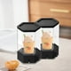 thumbnail image 5 of Caja Organizadora de Almacenamiento Multifuncional Hexagonal | Porta bolígrafos de plástico apilable | Organizador de herramientas de maquillaje y brochas cosméticas | Pantalla de cubierta, 5 of 6