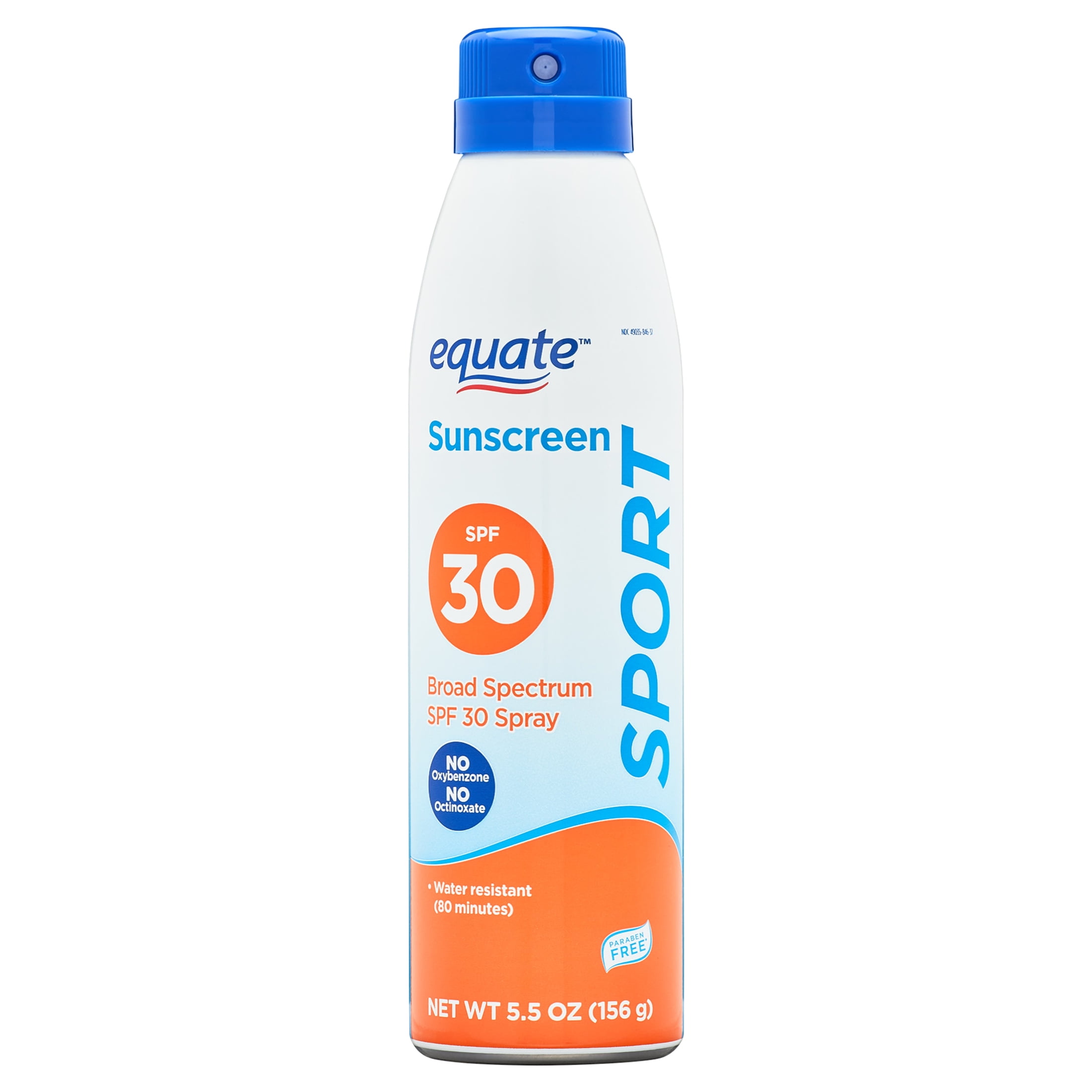 Equate Sport Sunscreen Spray, SPF 30, 5.5 oz