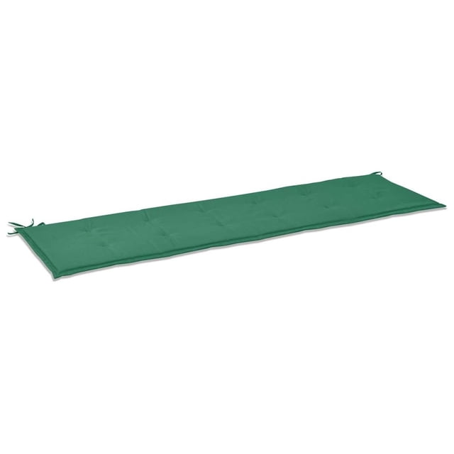 Cojín para banco de jardín VidaXL, cómodo, 180 x 50 x 3 cm, color verde