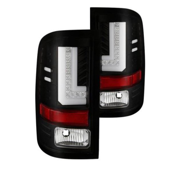 2016-2017 Gmc Black Fiber Optic LED Tail Lights