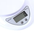 thumbnail image 2 of Báscula digital para alimentos Báscula de cocina multifuncional y báscula para hornear para medir el peso con precisión y controlar las porciones, （16,5*12,8*3,6 cm blanco）, 2 of 5
