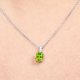 thumbnail image 5 of Collar con colgante de peridoto JeenMata de 1,25 quilates en oro blanco de 18 K sobre plata, 5 of 6