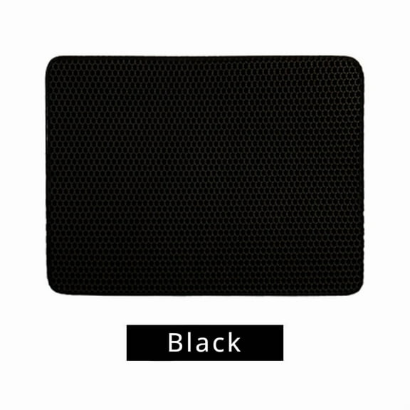 Anti-Slip Double-Layer Honeycomb Cat Litter Mat Waterproof EVA Material for Cat Durable Litter Box Floor Protector Easy To Clean