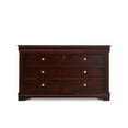 thumbnail image 2 of Steve Silver Orleans Cherry 6-drawer Dresser, 2 of 7