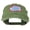 Olive Green, variant on Washington State Map Embroidered Washed Cotton Cap - Red OSFM