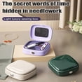thumbnail image 3 of Yazoeia Magnetic Needle and Thread Box Set, Portable Travel Sewing Box with Needle Threader, Double Layer Sewing Organizer, Large Capacity Sewing Box, Sewing Kit Gifts for Grandma, Mom,, 3 of 8