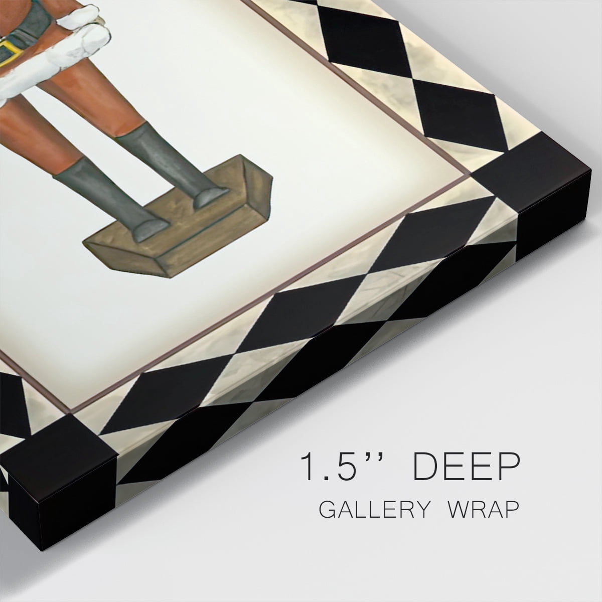 Jolly Santa- Gallery Wrapped Canvas