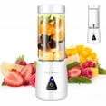 thumbnail image 3 of Wovilon Usb Electric Juice Cup, Juice Mixerblender, Mini Portable Rechargeable Juice Mixerblender Mixer, Capped 400Ml Water Bottle, 3 of 4