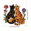 thumbnail image 3 of Kbndieu Valentines Day Hanging Decorations, Cat Acrylic Ornaments Stained Glass Window Hanging Sun Catcher Decor, Valentine's Day Gifts for Her/Girlfriend Lover, 3 of 6