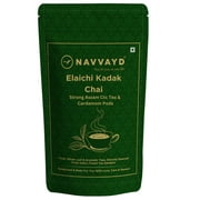 NAVVAYD Elaichi Kadak Chai, With Cardamom, Premium Blend, (100g, 50 Cups)