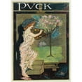 thumbnail image 2 of Frank Arthur Nankivell 19x24 Gold Ornate Framed and Double Matted Museum Art Print Titled - Miss Spring, Artist (1911), 2 of 4