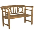 thumbnail image 2 of Safavieh Moorpark Indoor/Outdoor Modern 2 Seat Garden Bench, 2 of 7