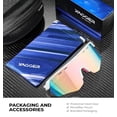 thumbnail image 5 of Xagger Sport Shield Sunglasses for Men Women Cycling Running Baseball UV400 Sun Glasses Wrap Around TR90 Frame, 5 of 6