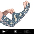 thumbnail image 3 of Picia Cute Rabbit Floral Arm Sleeves for Men and Women - Tattoo Cover Up UPF 50+ Cooling Sports Sleeve for Basketball Golf Football-One Size, 3 of 8