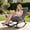 Grey, variant on CLOUDREST PRO Outdoor Rocking Chair, Oversized Papasan Rocking Chair with Thick Cushion, Indoor Outdoor Cozy Rocker for Balcony, Living Room, Patio, Blue