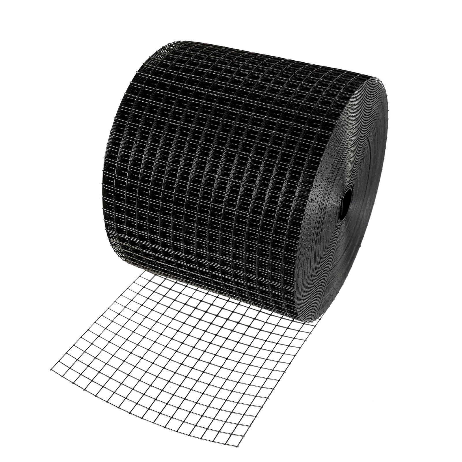 Solar Panel Bird Guard, Critter Guard Roll Kit with 60pcs Aluminum Alloy Fasteners, Solar Panel Guard with Rust-proof PVC Coating, 1/2 inch Wire Roll Mesh, 6 inch x 100ft