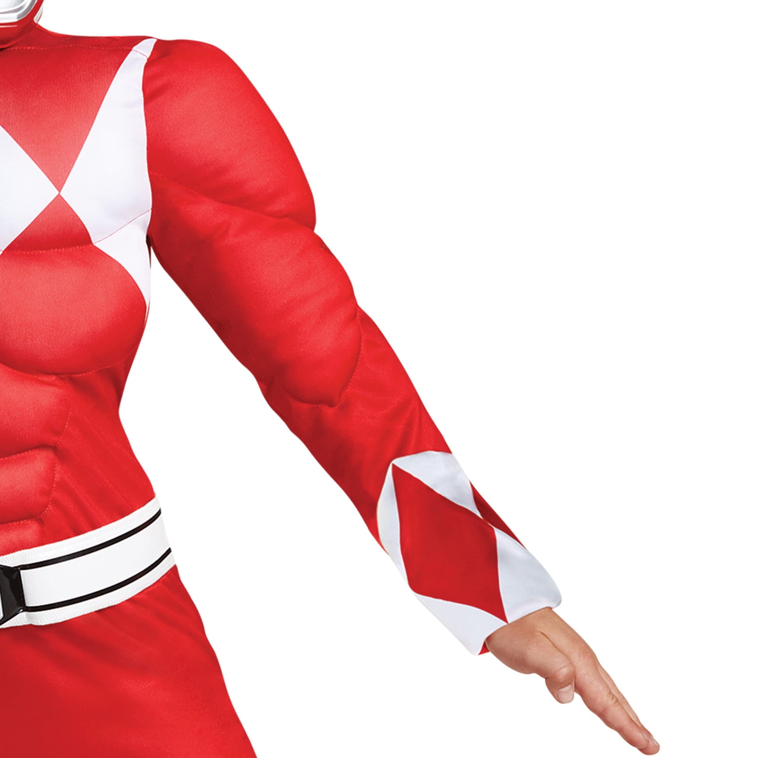 Power Rangers - Mighty Morphin Red Ranger Halloween Costume for Children, Boys Size M (8), by Disguise