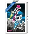 thumbnail image 3 of The Powerpuff Girls - Group City Wall Poster, 14.725" x 22.375", Framed, 3 of 3