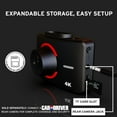 thumbnail image 6 of Car and Driver Eye2Pro 4K Ultra HD Dash Cam, 3" Touchscreen, 30 FPS, 139° Wide Angle, G-Sensor, Collision Detection, Parking Mode, Magnetic Mount, Includes 16GB Micro-SD Card, 6 of 9