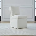 thumbnail image 2 of Liberty Furniture Accent Dining Chair with Castors - Squared Back - Ivory Upholstry, 2 of 10