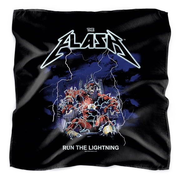 The Flash Run The Lightning Bandana (21 in x 21 in)
