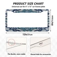 thumbnail image 7 of Aluminum License Plate Frame 2 Pack Car Exterior Accessory Car Tag Holder for Front Rear Plates Cars Decor Dark Teal Turtle Pattern, 7 of 7