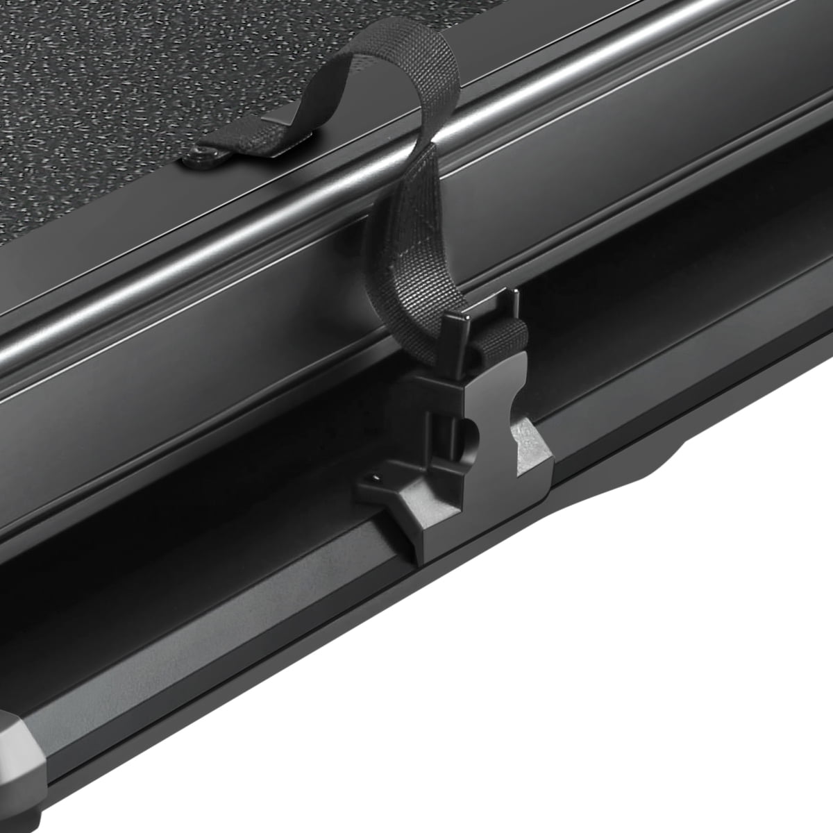 Auto Drive WMT-TRIHARD-055 Hard Folding Truck Tonneau Cover, Black, Heavy-Duty 6.5Ft Bed L 78 in x W 30 in, 1 Pieces
