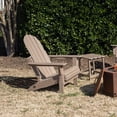 thumbnail image 3 of Titan Great Outdoors Everwood Hilltop Driftwood Curve Back Poly Adirondack Folding Chair, 3 of 6