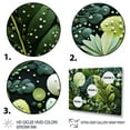 thumbnail image 3 of Designart "Light Green Ferns Plant Whimsical VORTEXs III" Floral Floater Framed Canvas Print, 3 of 7
