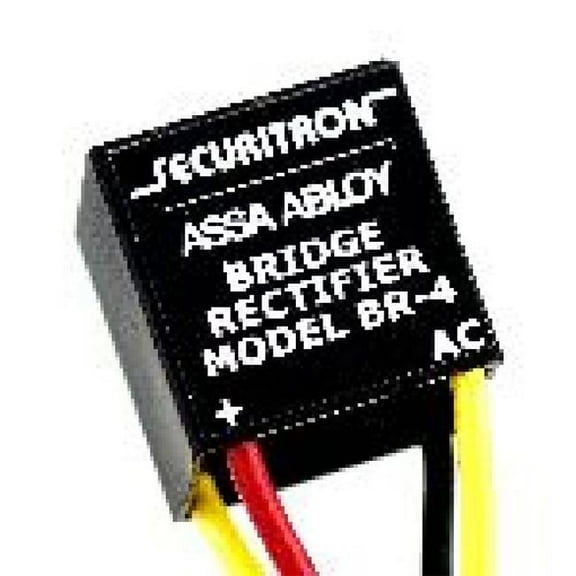 Securitron Bridge Rectifier,Plastic,Power System,4A BR-4