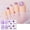 0266, variant on 3D Rhinestones Toenail Stickers Toenail Polish Strips Toenail Art Stickers Waterproof Toenail Wraps Foot Stickers