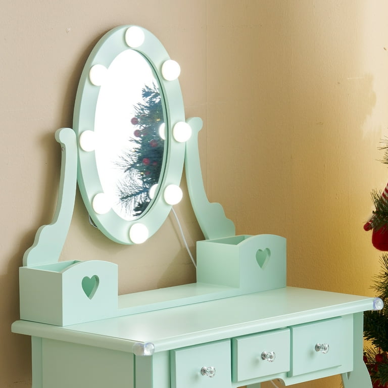 green emerald velvet dress Luxury Green Velvet Makeup Dressing Table Stool with Metal Legs for Living  Room Bedroom or Beauty Store Thoughtful : Amazon.ca: Home main image 0